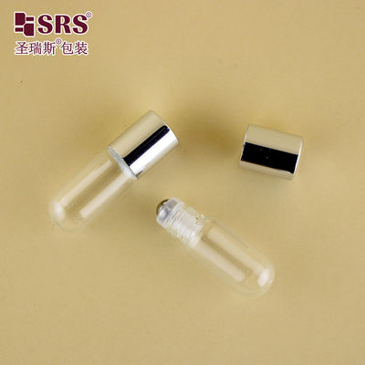 Купить Стеклянный ролик BLP-3ML с прозрачным ароматом и золотой металлической крышкой Производство в сети