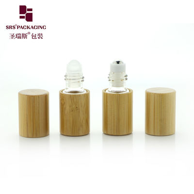 Купить BG-2ML Пустая косметическая бамбуковая бутылка с металлическим шаром из нержавеющей стали Производство в сети