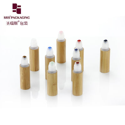 Купить BPP-5ML PP Внутренняя наружная бамбуковая роликовая бутылка из драгоценных камней, устойчивая для эфирного масла Производство в сети
