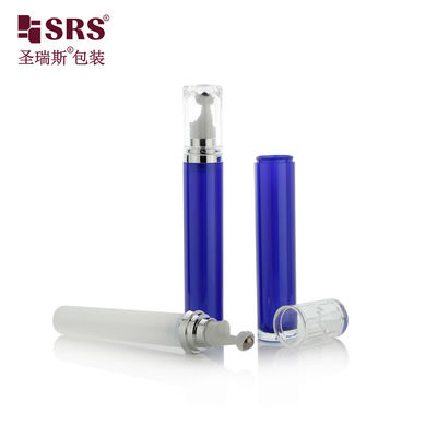 Купить LR001-15/20ML Акриловый роллер-флакон, синий, с распылением, цветной, с блестящим серебряным плечом Производство в сети