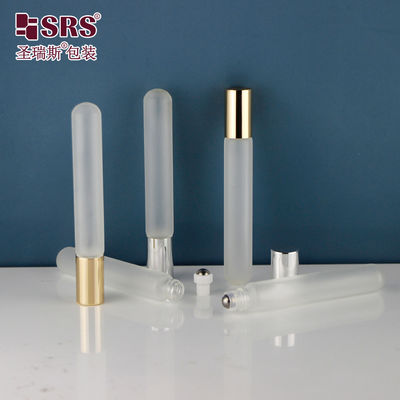 Купить BLP(S-A)-10ML Матовая прозрачная стеклянная роликовая бутылочка с круглым дном для парфюмерного масла Производство в сети
