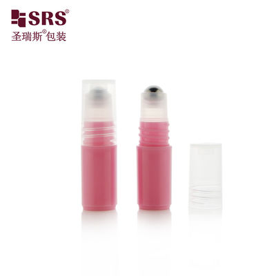 Купить RPPH-3ML Аквариум Розовый цвет Мини-размерный пробный тест бутылки с металлическим роликовым шаром Маленькая крышка для парфюмерии размера путешествия Производство в сети