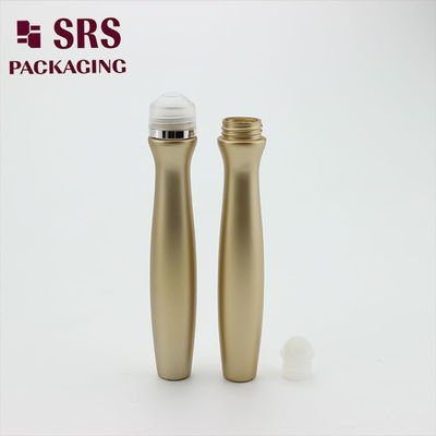 Купить SRS8447-15ML Золотистый цвет PETG Роликовый флакон 15 мл Металлический ролик для крема для глаз Производство в сети