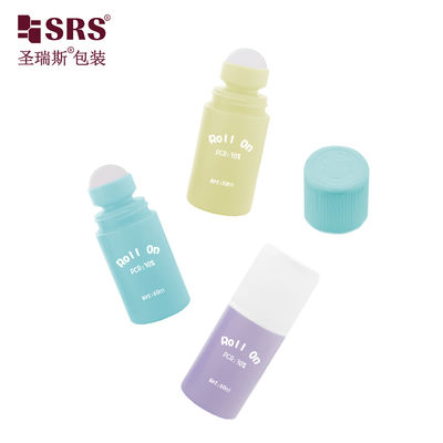 Купить RPPA1-50ml Пустой круглый пластиковый роллер-флакон с крышкой CRC для детей Производство в сети