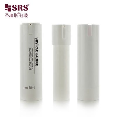 Купить 15ml 30ml 50ml AS+PP Refillable Airless Pump Bottle for Cosmetic Serum Производство в сети