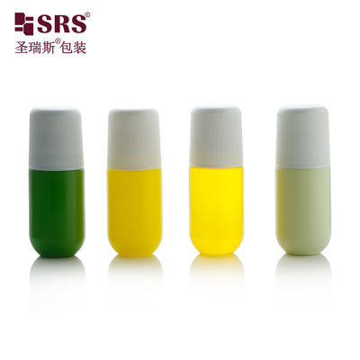 Купить RPPA-50ml Пластмассовый ролик с блестящей крышкой на бутылке для жидкого дезинфицирующего средства Производство в сети