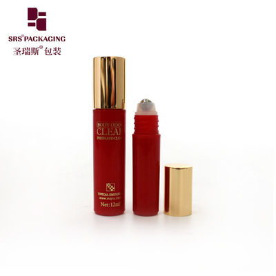Купить Оптовая цена на флакон-роллер RPA-5ML, красный, пустой, для ухода за глазами, ролик для области вокруг глаз с золотой завинчивающейся крышкой, продажа с завода Производство в сети