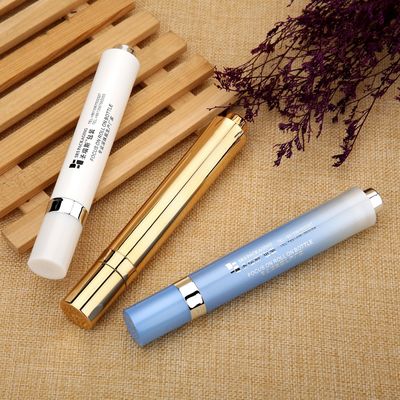 Купить AY-15ML Градиентная голубая безвоздушная бутылка для насоса с металлическим шариком под упаковкой для массажа глаз Производство в сети