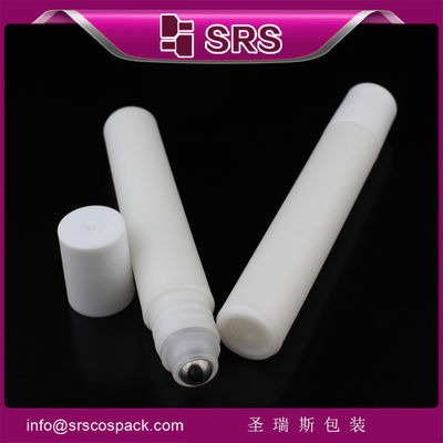 Белая роликовая бутылка 8 мл с пломбой и противозудным зеленым парфюмерным уплотнением