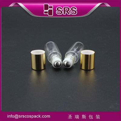 стеклянный флакон с роликовым шариком и флакон эфирного масла 3 мл