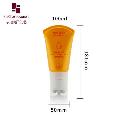 Пользовательская туба с несколькими роликовыми шариками PE, D50 мм, с прозрачной крышкой и системой блокировки