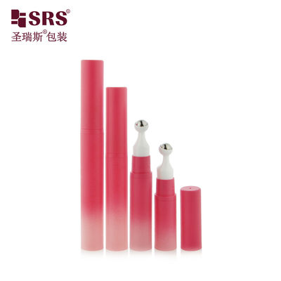 Цилиндрическая круглая бутылка с роликовым шаром