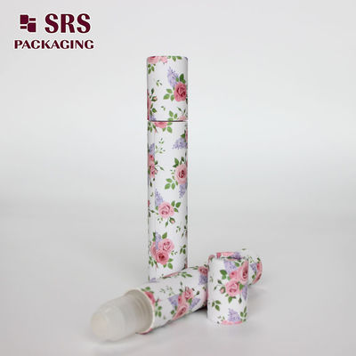 SRS пустой косметический пластиковый ролик 15 мл на бутылке с бумажной упаковкой
